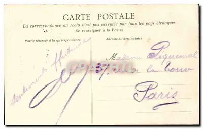 Le Pouliguen (Loire-Inf.) — Abside della chiesa — Héliotypie Dugas et Cie, Nantes — Verso