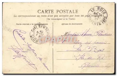 Saint-Nazaire — Steamship "La Navarre" of the C° G° Transatlantique — Back