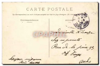 SAINT-NAZAIRE - Rochas com maré baixa — Fototipia Vasselier, Nantes, n°452 — Verso