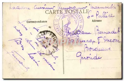 Saint-Nazaire — Rochas e Farol de Ville-ès-Martin — Editor N. Nolin, n° 571 — Verso