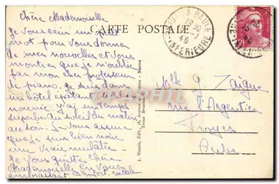La Baule-sur-Mer — Kąt plaży — Marais, n°187 — Rewers