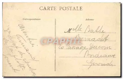 NANTES — Statek towarowy wjeżdżający do portu — Artoum Nozais, Nantes, nr 1024 — Rewers