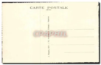 Castelo-Bougon - Nantes - Campo de Aviação - A estrada Nantes-Pornic — Verso