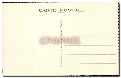 Castelo-Bougon - Nantes — Um avião do Aéro-Club — Verso
