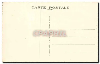 Castelo-Bougon - Nantes — Lançamento de um planeador-modelo pelos « Ailerons » — Verso