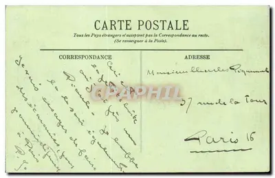 Rouen — O Restaurante Hallépée, 22, Rue Thouret e Rue aux Juifs e a Grade de Entrada do Palácio de Justiça — editor anônimo — Verso