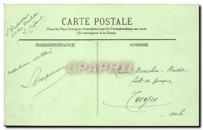 Le Tréport — Schody na faliste — LL. — Rewers