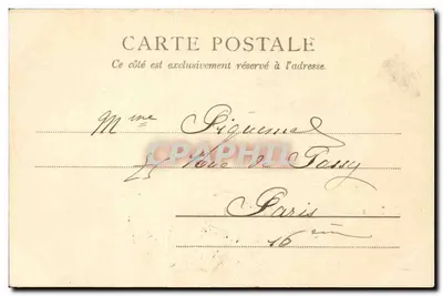 O Casino — Le Tréport — Editora: C. P. G. (n° 3878) — Verso