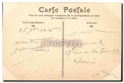 Le Tréport — Gare la Douche ! — Bourdelot, wydawca, n°4 — Rewers