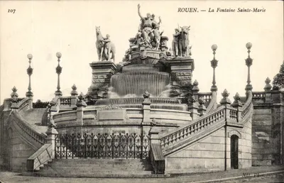 Rouen — Fonte Santa Maria — ND Fot. n°107