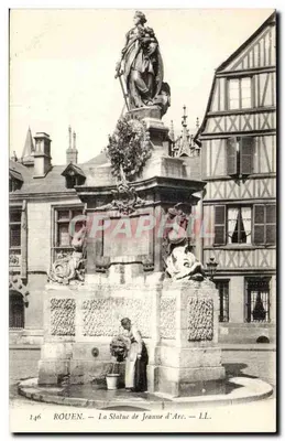 Rouen — A Estátua de Joana d'Arc — LL, n°146