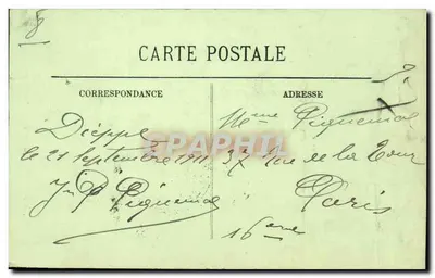 Dieppe — Katedra Najświętszej Panny Pomocnej — LL. — Rewers