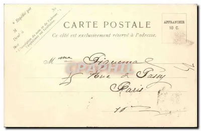 Le Tréport. Kasyno widok z boku. — V.P. Paryż N. 13. — Rewers