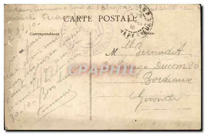 Fécamp — Em pleno mar — Lhernault, Le Havre — Verso