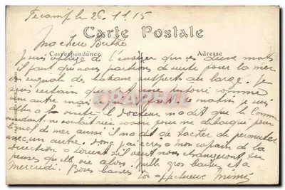 Fécamp — De Digue-Promenade — ND. Fot. — Achterkant