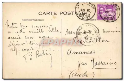 Le Havre - Navio de passageiros "Lafayette" — C.M., Le Havre, n°621 — Verso