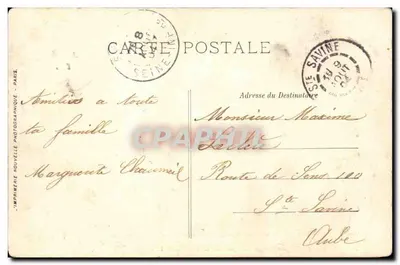 Le Havre — Der Transatlantische Dampfer 'La Lorraine' — LL. — Imprimerie Nouvelle Photographique - Paris — Rückseite
