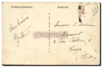 Le Havre — O navio de passageiros "Paris" — O transatlântico no cais de Marée — LL — Verso