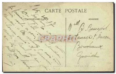Le Havre — Place Gambetta e Bassin du Commerce — E.D. n°294 — Verso