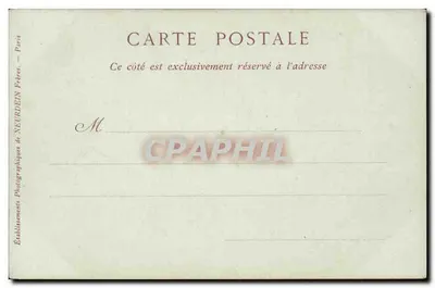 O Steamer « L'AQUITAIN » da Companhia Geral Transatlântica — Paris, maio 1906 — Coleções ND Phot — Verso