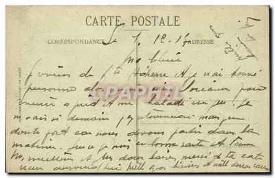 Le Havre - Widok na przystani w burzowe warunki — C.P. 2146 — Wydawca G. F. — Rewers