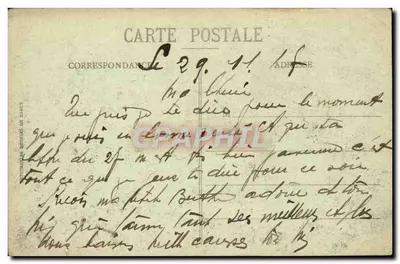 Le Havre - La Hève - Północna część Falaise — C.V. 1053 — Rewers