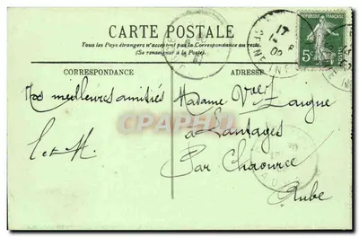 Rouen — A Cour do Palácio de Justiça — LL. n°8 — Verso