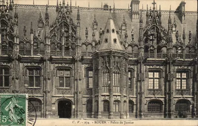 Rouen - Pałac Sądowy — C.V. 274 — wydawca C.V.