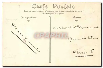 Rouen — Ogólny widok z Côte Sainte-Catherine — Wydawca nieznany — Rewers