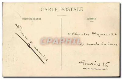 Monumento de Joana d'Arc — BONSECOURS — C.P. 609 — Verso