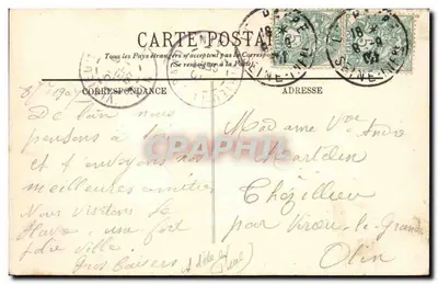 Le Havre — Pałac Miejski i Ogrody Publiczne — LL. — N° 75 — Rewers