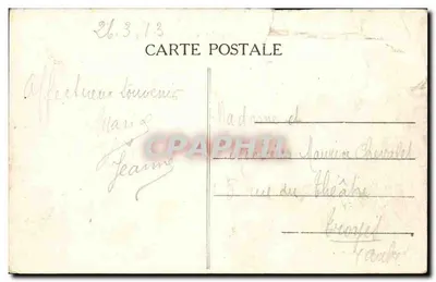 Tancarville (Seine-Inf.) — O Castelo — E. Méthel, editor, Barfleur — Verso