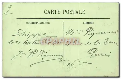Dieppe — Wieże i Zamek — LL. — Rewers