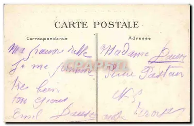 Sainte-Adresse — Die Klippe und das Hotel — Verlag E. Tixier, Nr. 68 — Rückseite