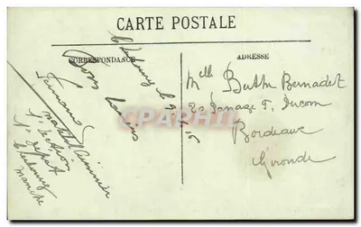 Dieppe — Ogólny widok — Przybycie statku pasażerskiego z Wielkiej Brytanii — n° 153 — Rewers