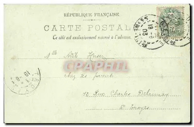 Dieppe — „Francja” na przylądkach — LL. — Paul Freugle — Rewers