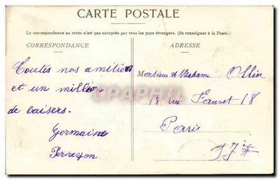 Rouen — Palácio de Justiça — N.G. 24 — Verso