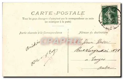 Le Havre — Pałac Sądowy — F.B. wydawca, nr 5 — Rewers