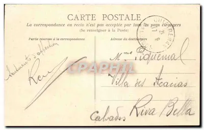 Le Havre — Das Rathaus — E.B.Z. 108 — Rückseite