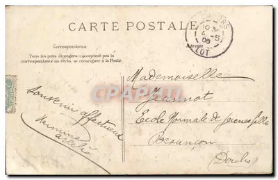 Padirac — Przystań w kierunku Przejścia Krokodyla — Le Lot Illustré nr 304 — Rewers