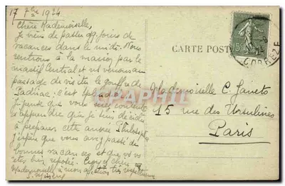 Put van Padirac (Lot) — De pas van de krokodil (aval) — n°13 — Achterkant