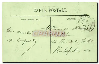 Rocamadour — Ogólny widok z drogi z Cahors — L.I. — Rewers