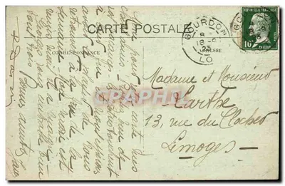 Lacave — As Três Parcas — Fototipia Dubernet de Paila, Cahors, n°483 — Verso