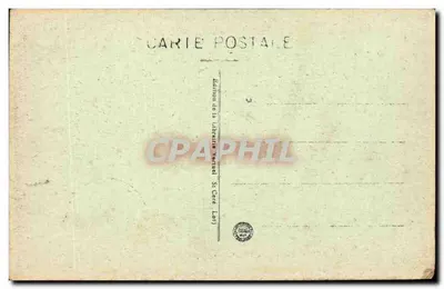 Padirac (Lot) — A Orifício — Edição da Livraria Vernet (St-Céré, Lot) — Verso
