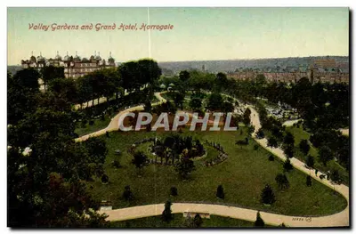 Valley Gardens e Grand Hotel, Harrogate — Série Valentine's, Fabricação Britânica