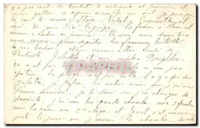 Rzeka, Brighton — widok promenady z falami i tłumem — wydawca: The Brighton Post Card Co. (numer seryjny nie widoczny) — Rewers
