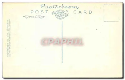 Cambridge, Queen's College & Bridge — Cartão postal Photochrom n°43815 — Verso