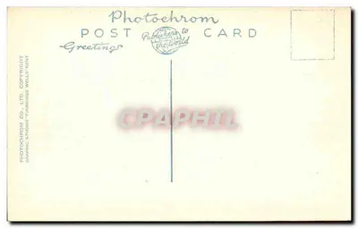 Cambridge, Porta da Honra. Colegia Caius — Fotoquímica, n° 43813 — Verso