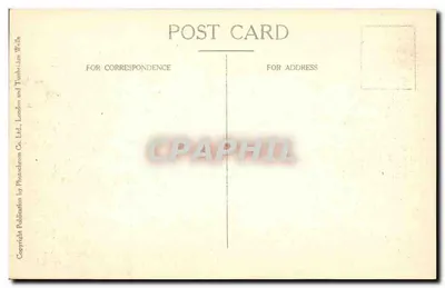 Bournemouth, Jardins e Praça — editor Photodrom Co. Ltd., n° 58025 — Verso