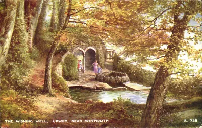 O poço dos votos, Upwey, perto de Weymouth — edição Valentine's Postcard, n° A.728